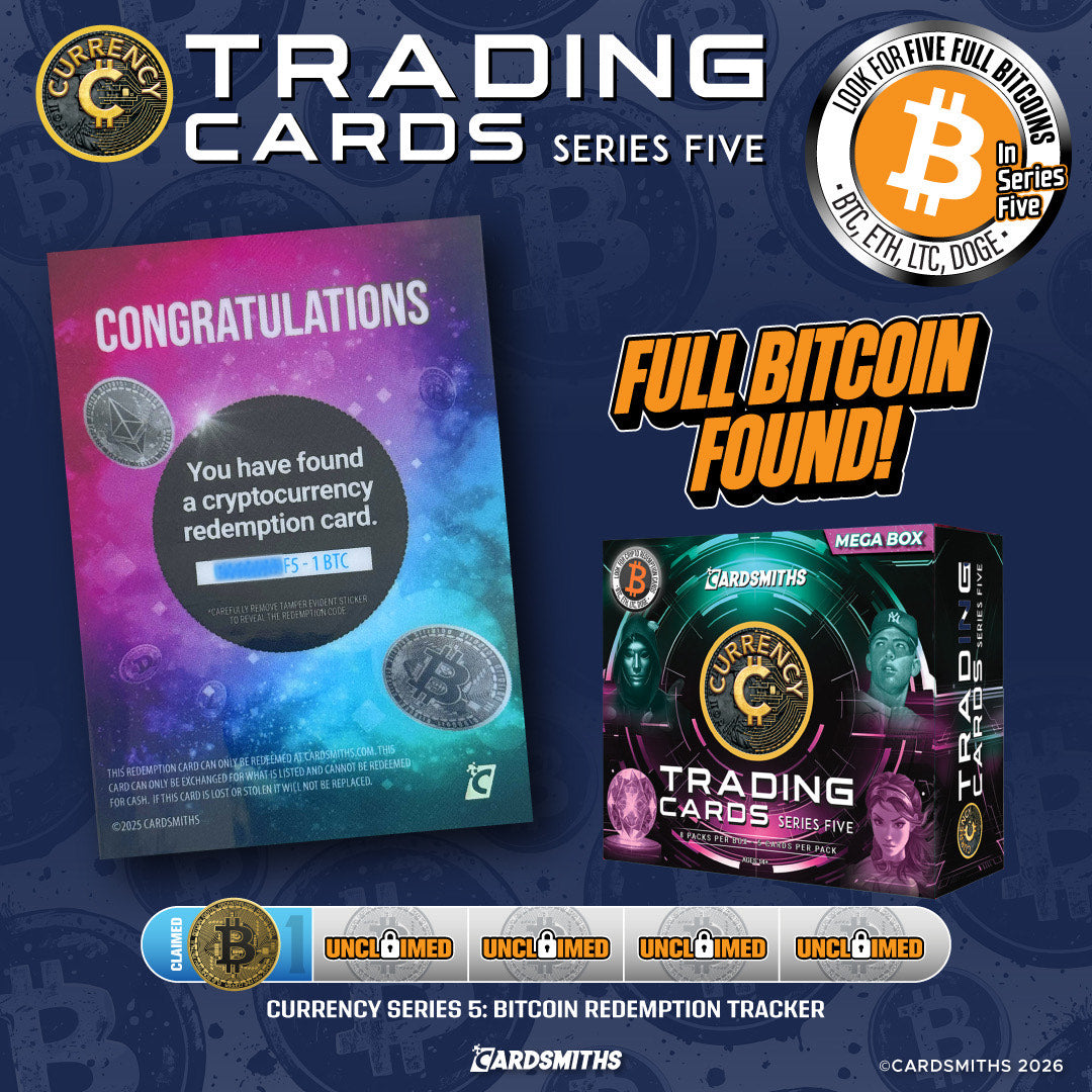 Tulsa Family Pulls Full 1 Bitcoin From Cardsmiths’ Currency Series 5 Trading Cards