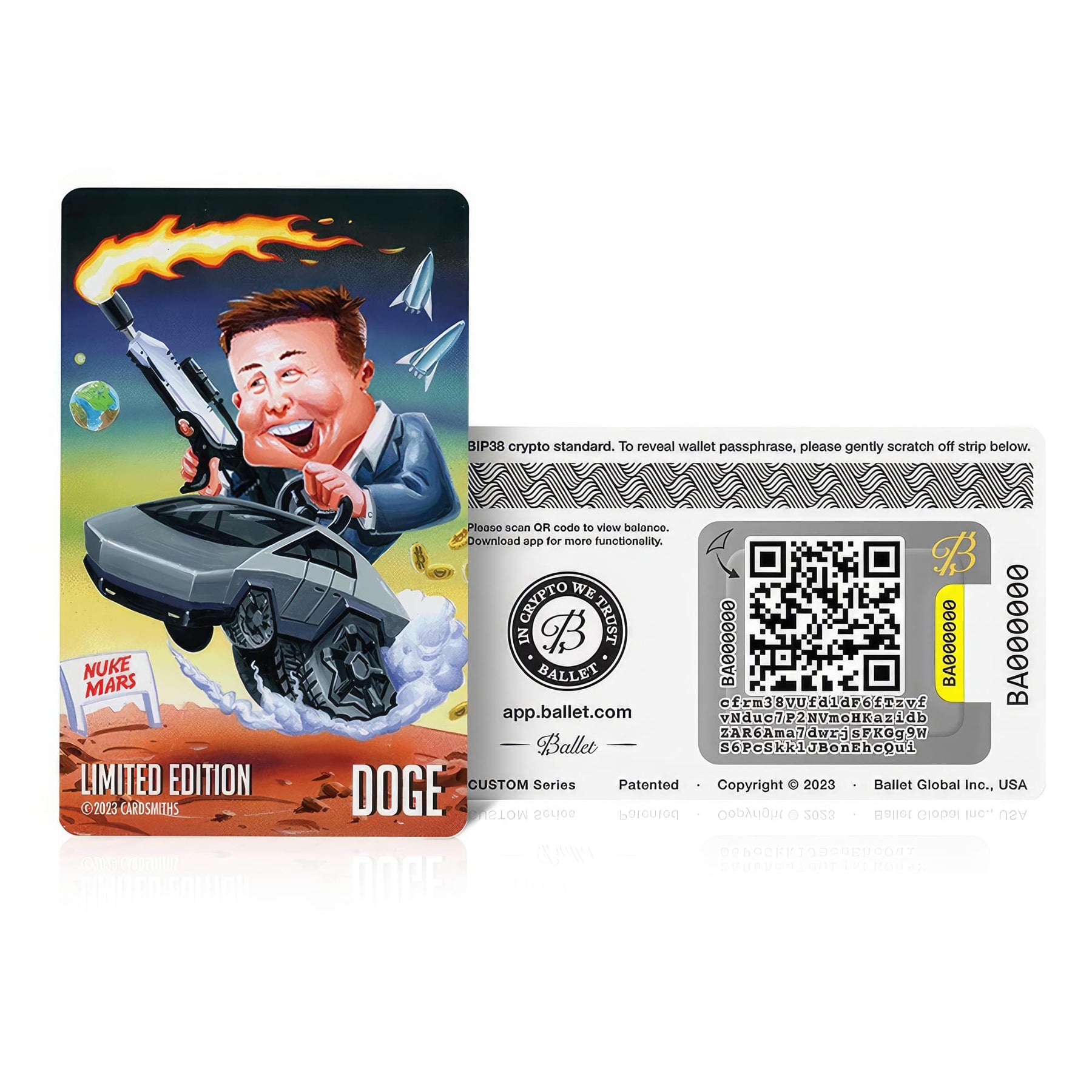 Cardsmiths Dogecoin Ballet Limited Edition Wallet Card