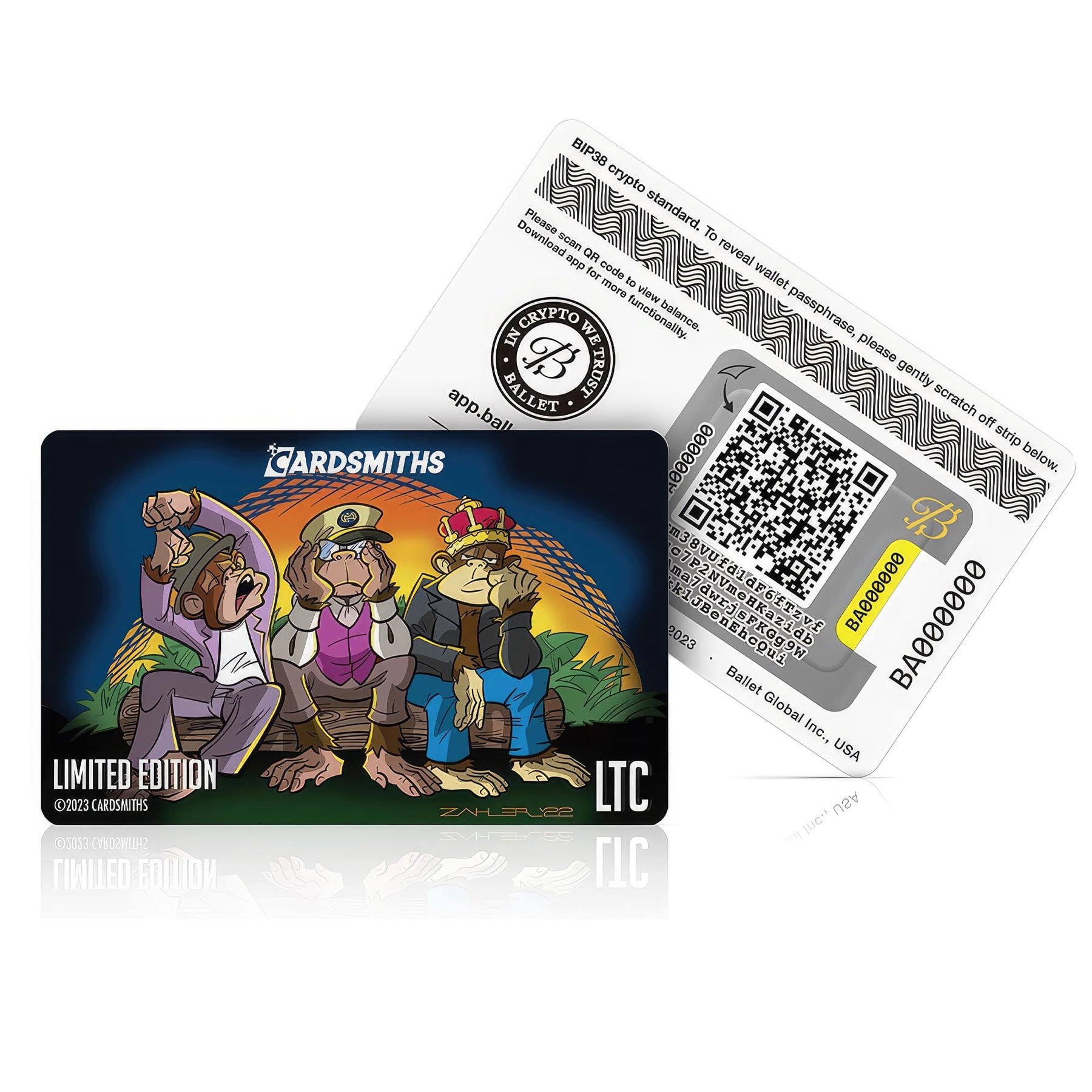 Cardsmiths Litecoin Ballet Limited Edition Wallet Card