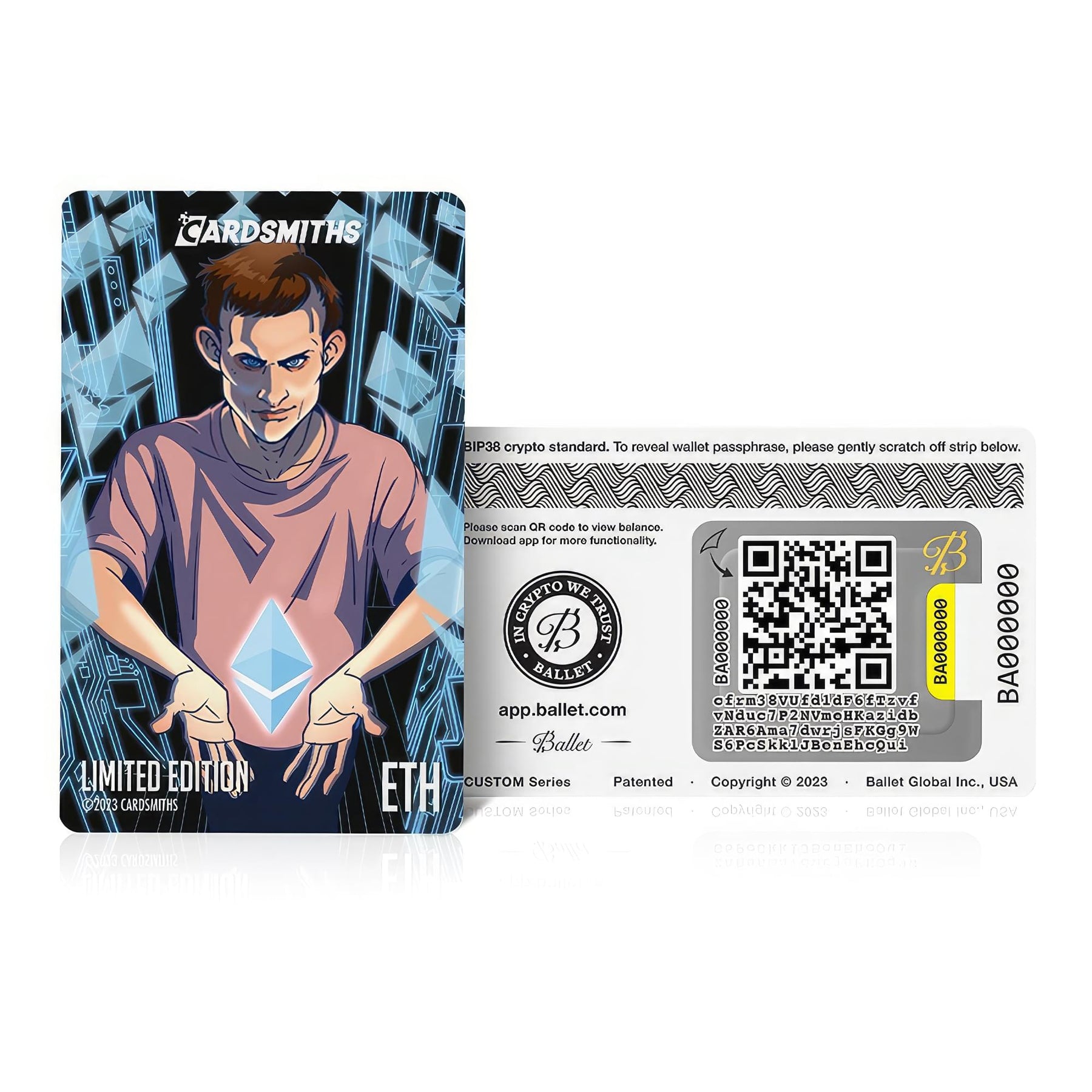 Cardsmiths Ethereum Ballet Limited Edition Wallet Card