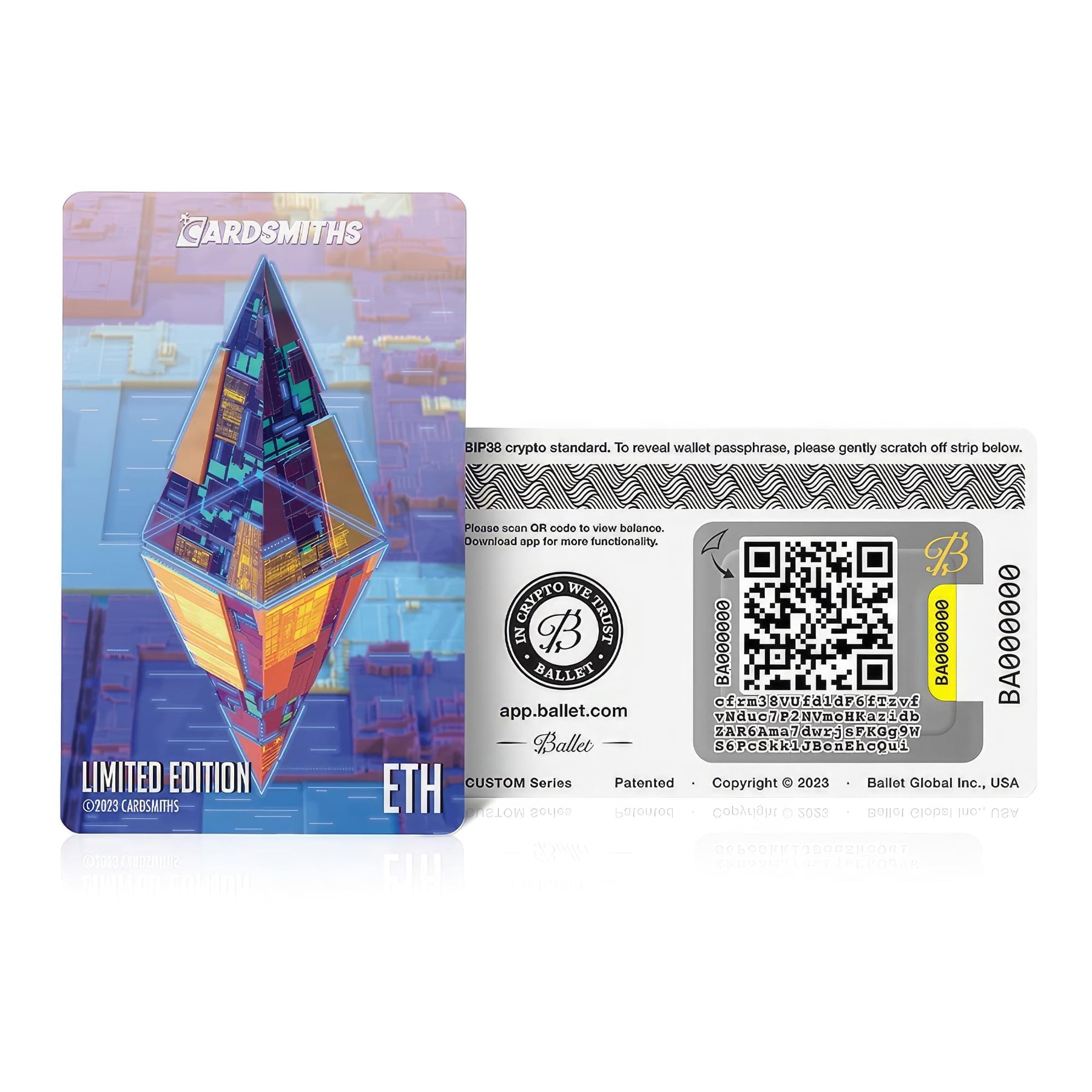 Cardsmiths Ethereum Ballet Limited Edition Wallet Card | Icon