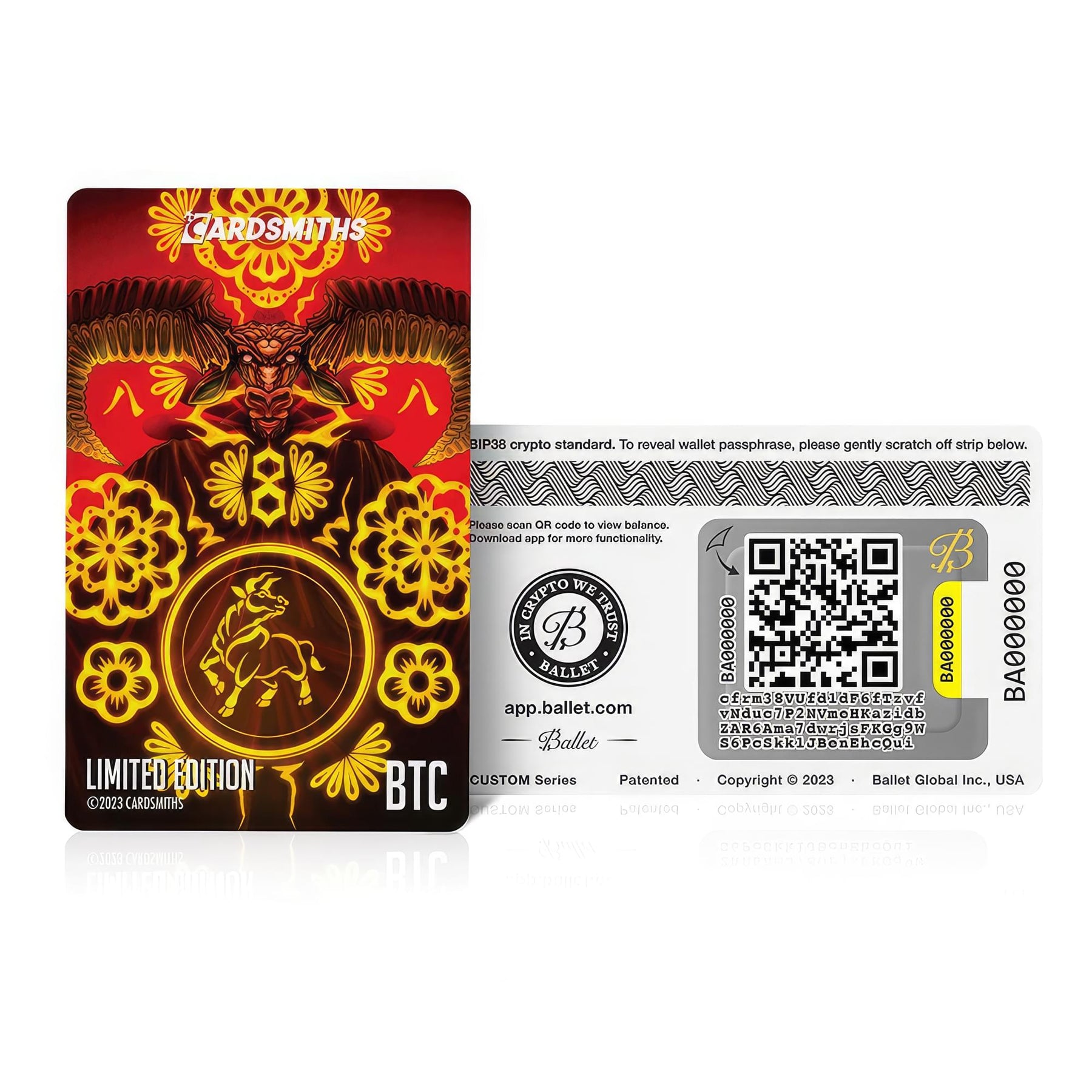 Cardsmiths Bitcoin Ballet Limited Edition Wallet Card