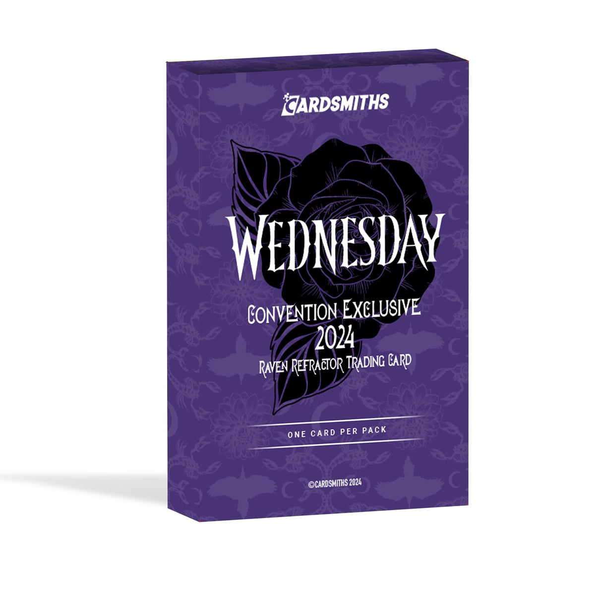 Wednesday Raven Refractor Single Trading Card | 2024 Convention Exclusive
