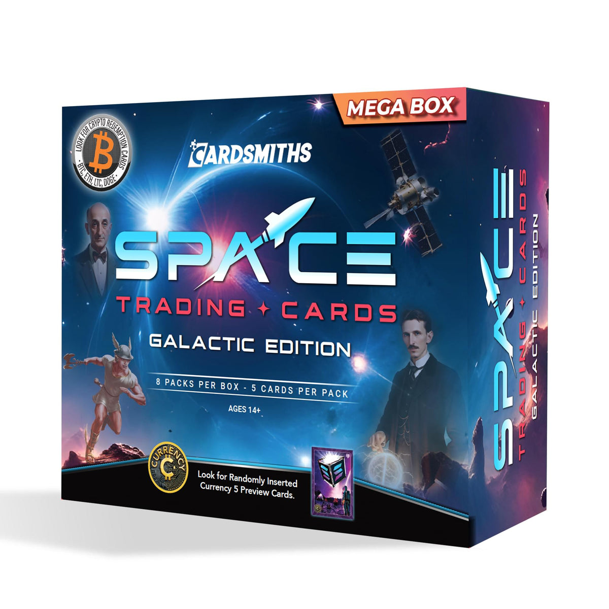 SPACE: Galactic Edition Trading Cards 8-Pack Mega Box