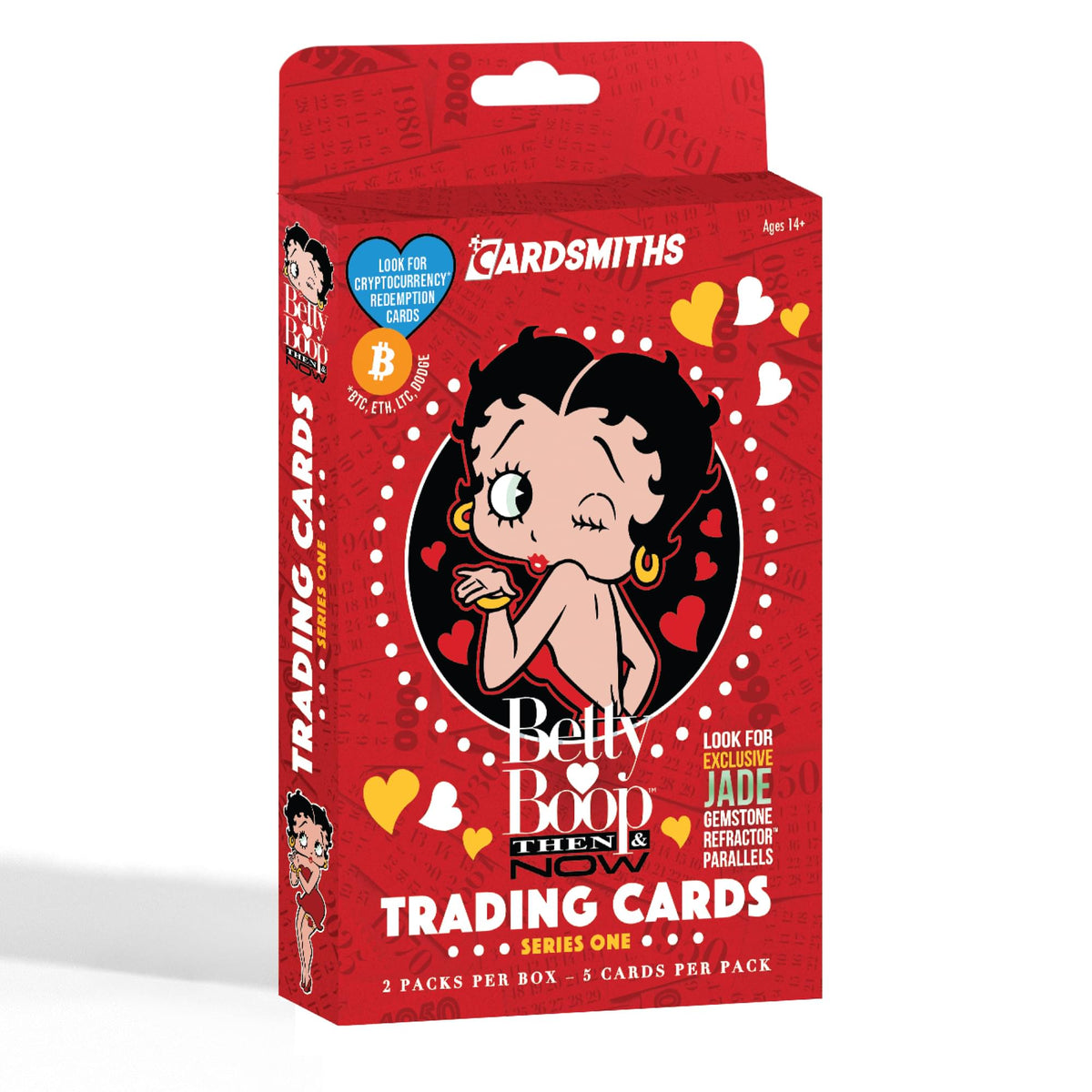 Betty Boop Then & Now Series 1 Trading Cards Collector Box Inner Carton | 12 Boxes