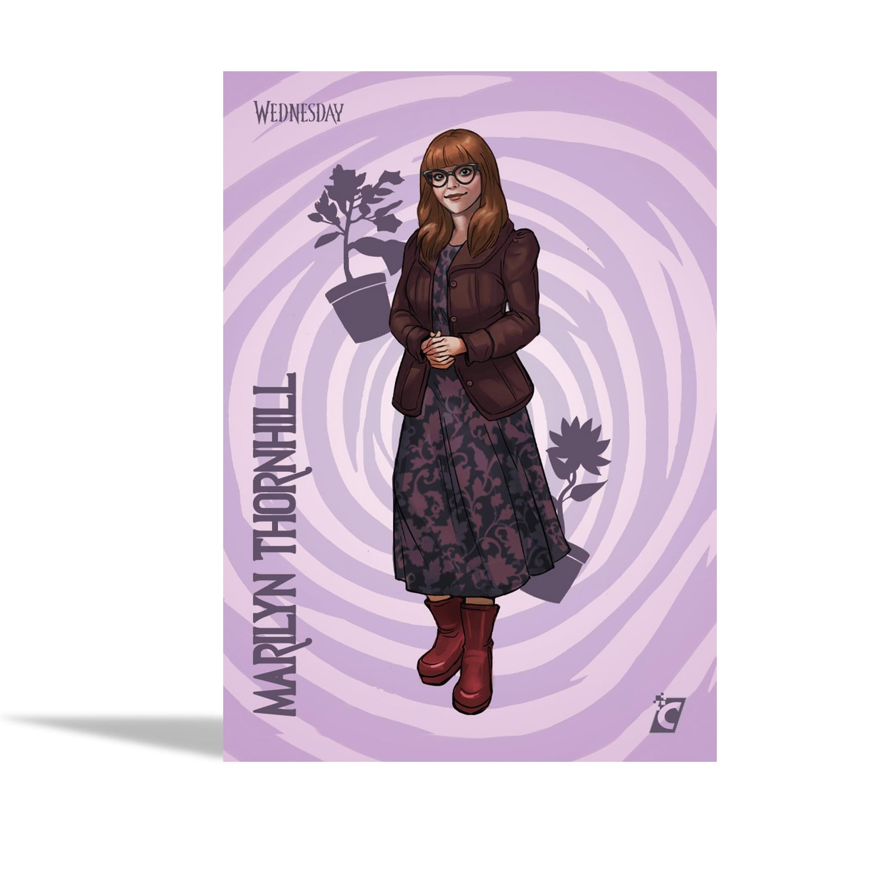 Wednesday Series 1 Trading Cards Collector Box Inner Carton | 12 Boxes