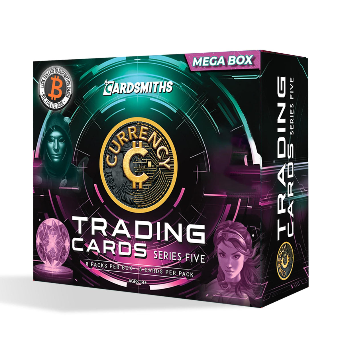 Currency Series 5 Trading Cards Mega Box Master Case | 24 Boxes