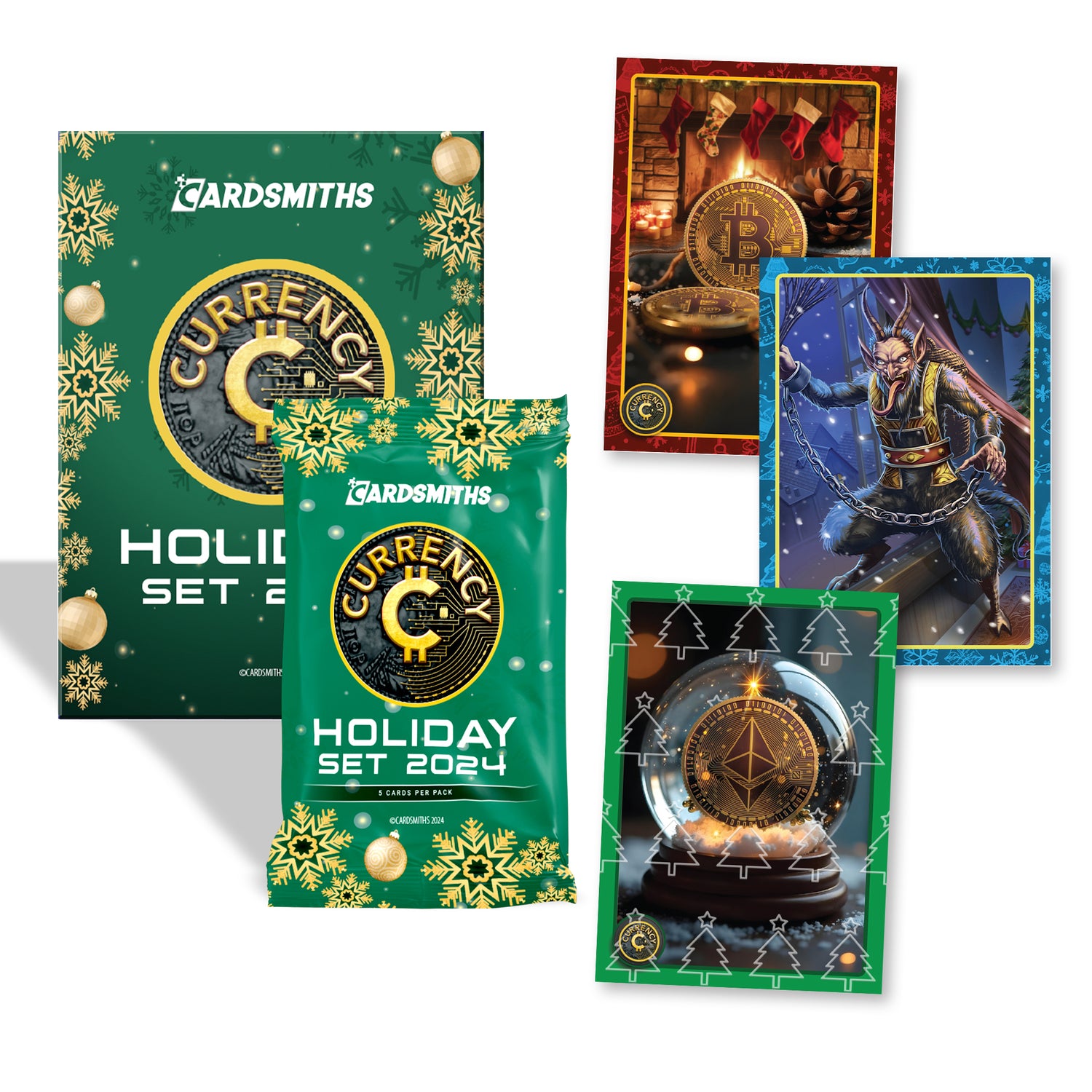 Cardsmiths Unwraps the Magic of the Season with Currency Holiday 2024 Trading Card Packs