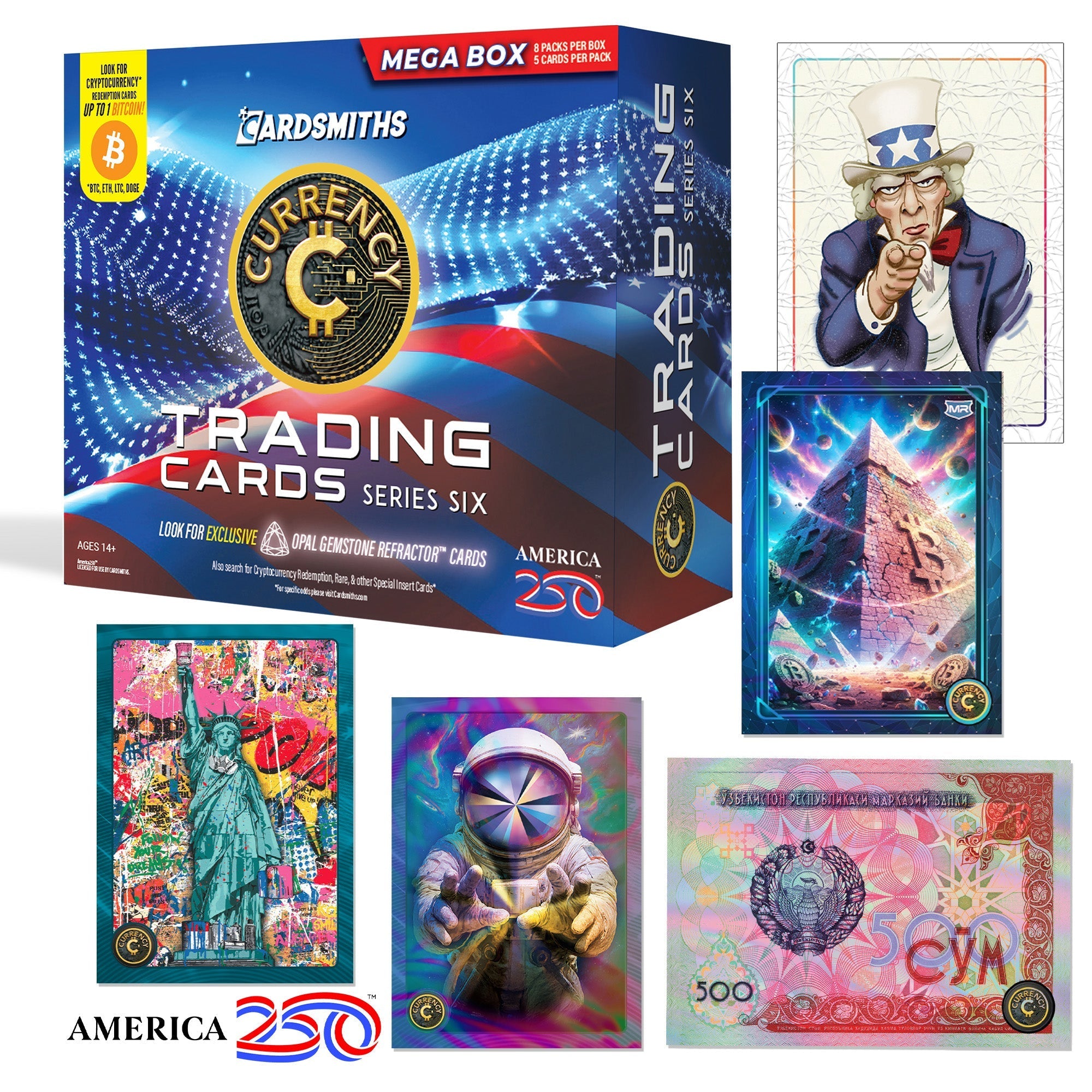 America250 and Cardsmiths Collaborate on Historic Currency Series 6 Trading Card Release