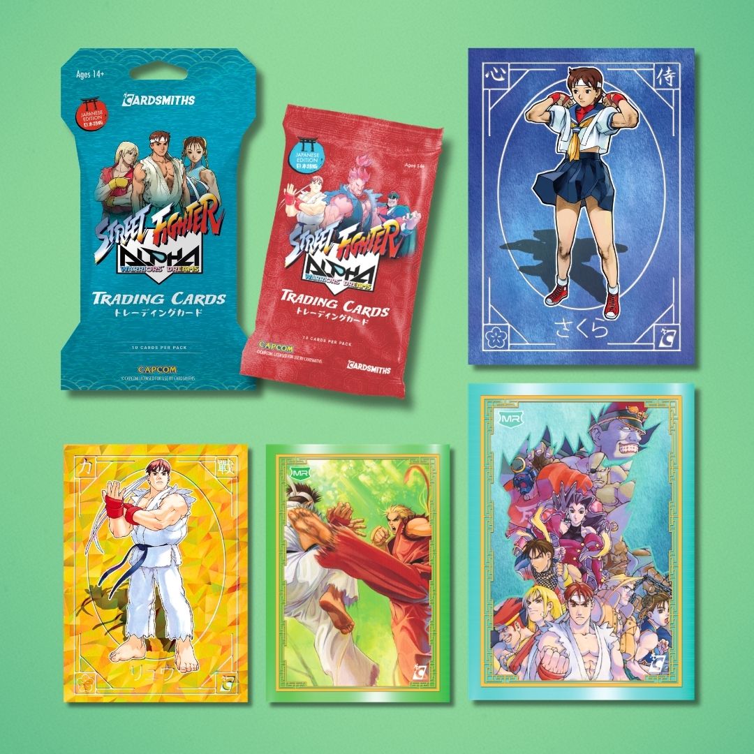 Street Fighter Alpha: Warriors’ Dreams Legend Continues with Cardsmiths’ Japanese-Language Edition Trading Card Release