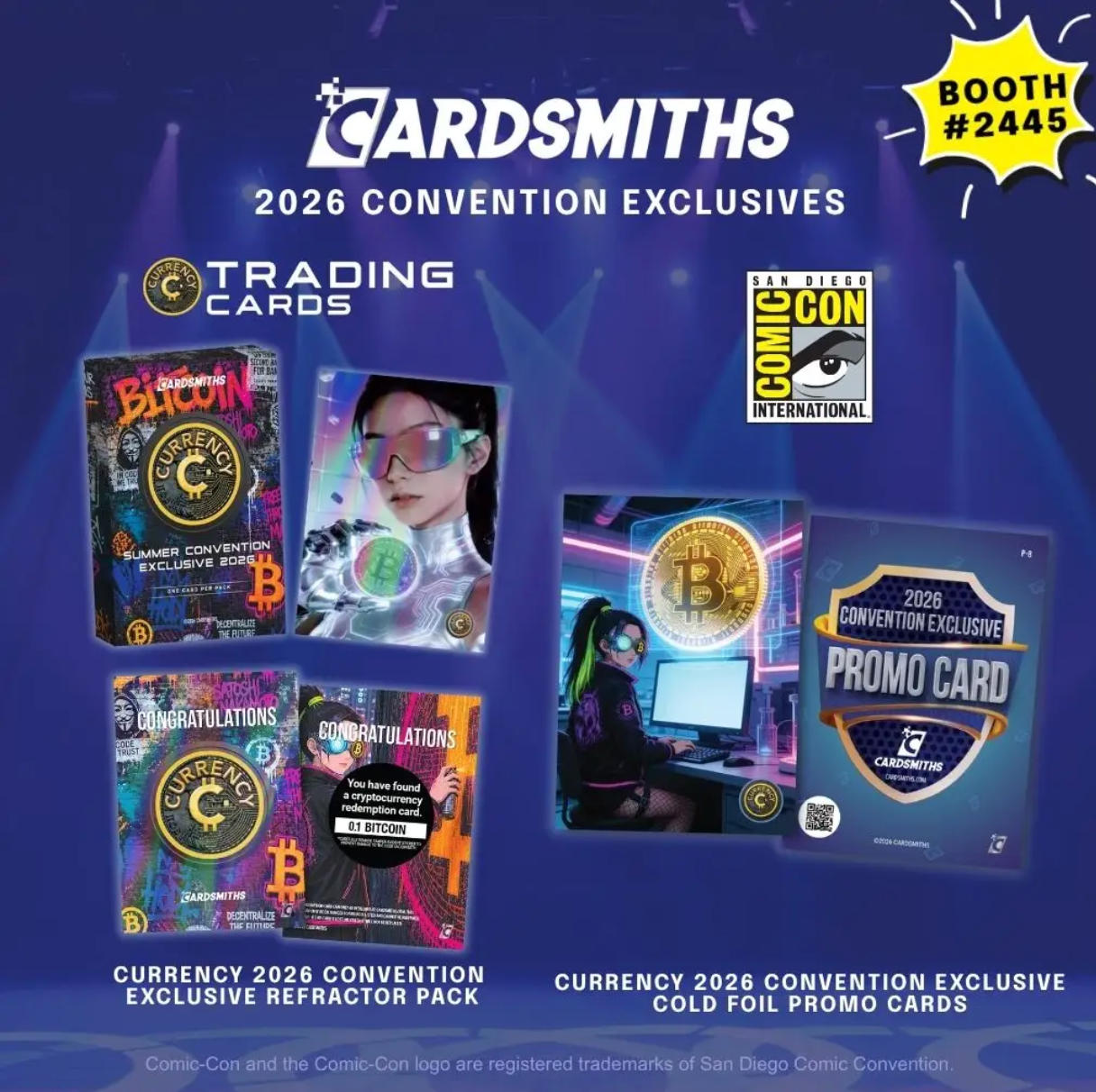 Cardsmiths Unveils Exclusive Trading Card Releases for Comic-Con® International 2026