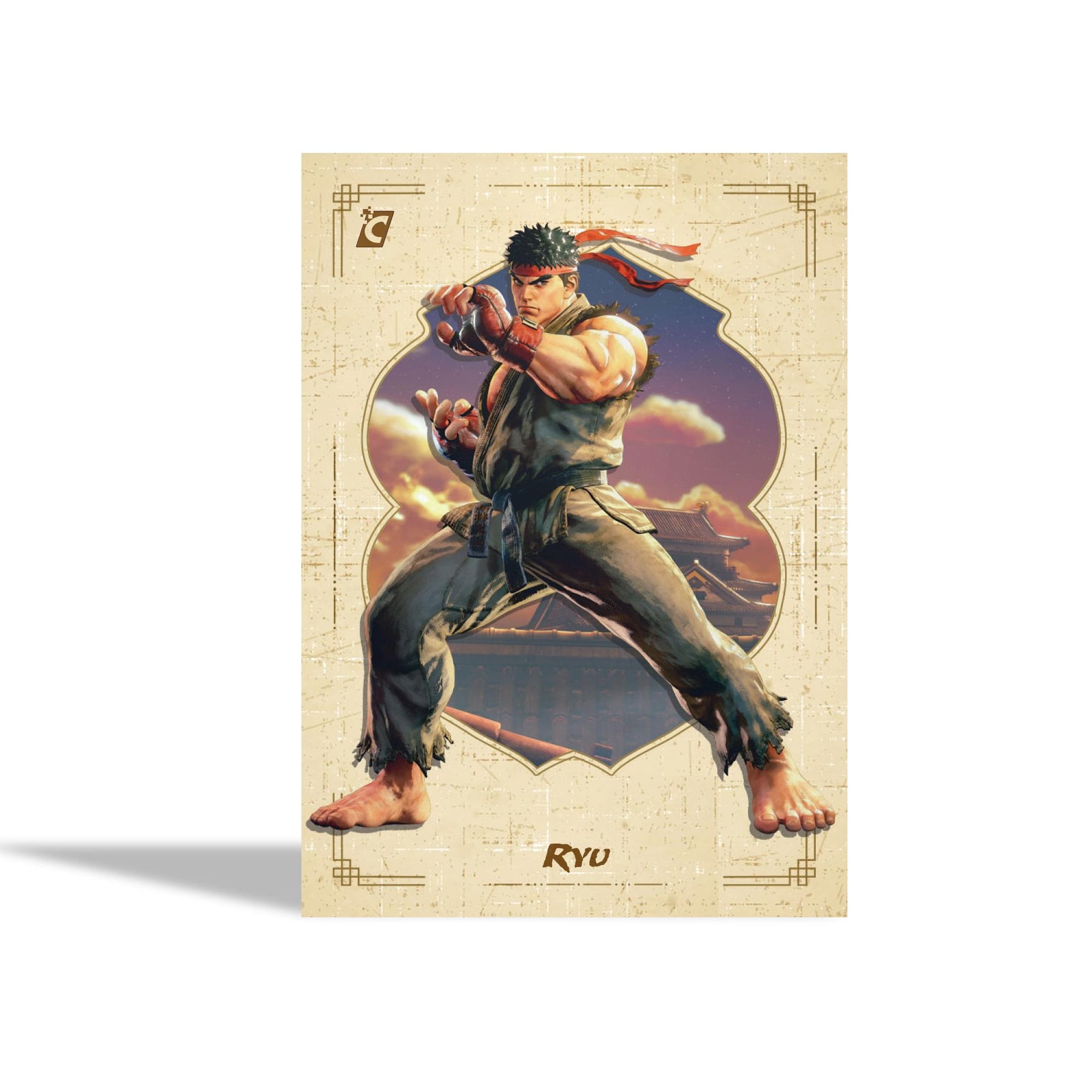 11 RYU Street Fighter III Strike capcom game Kellogg Company Card Back  Melvin