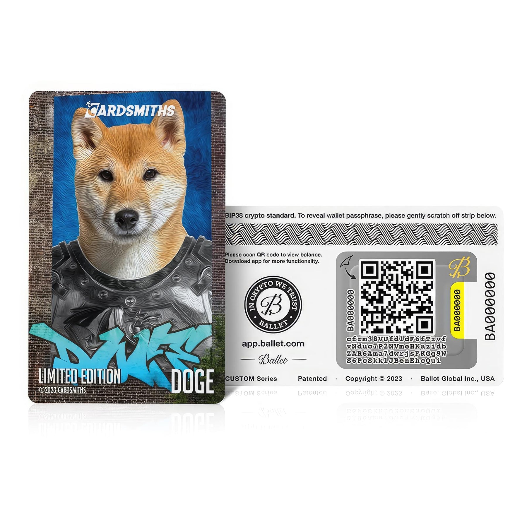 Cardsmiths Dogecoin Ballet Limited Edition Wallet Card
