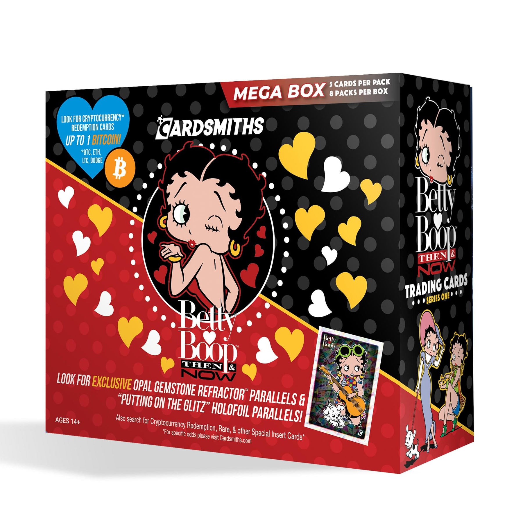 Betty Boop Then & Now Series 1 Trading Cards Mega Box Inner Carton | 6 Boxes