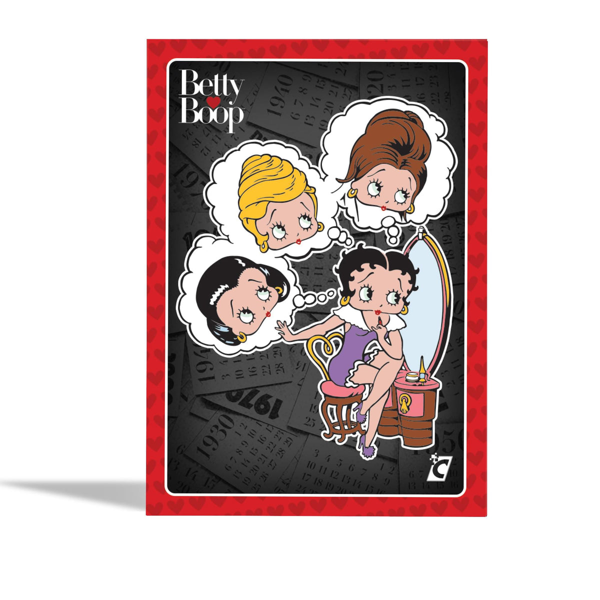 Betty Boop Then & Now Series 1 Trading Cards Mega Box | 8 Packs