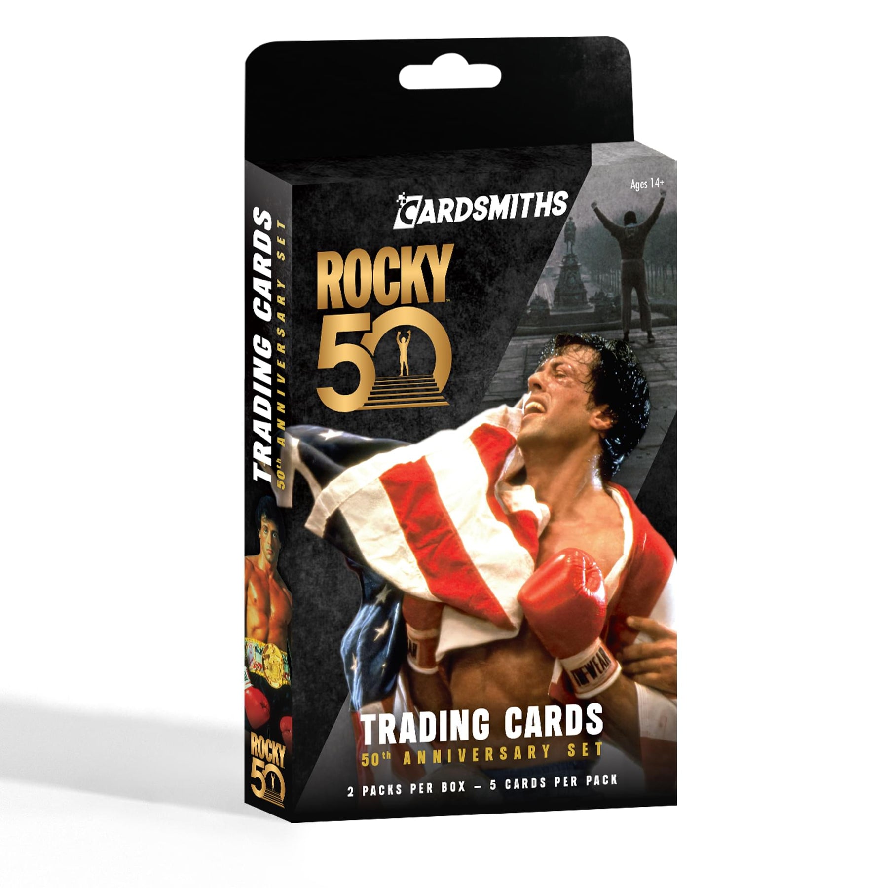 Rocky 50th Anniversary Trading Cards Collector Box | 2 Packs