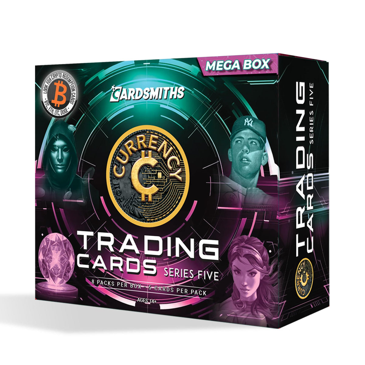 Currency Series 5 Trading Cards Mega Box Master Case | 24 Boxes