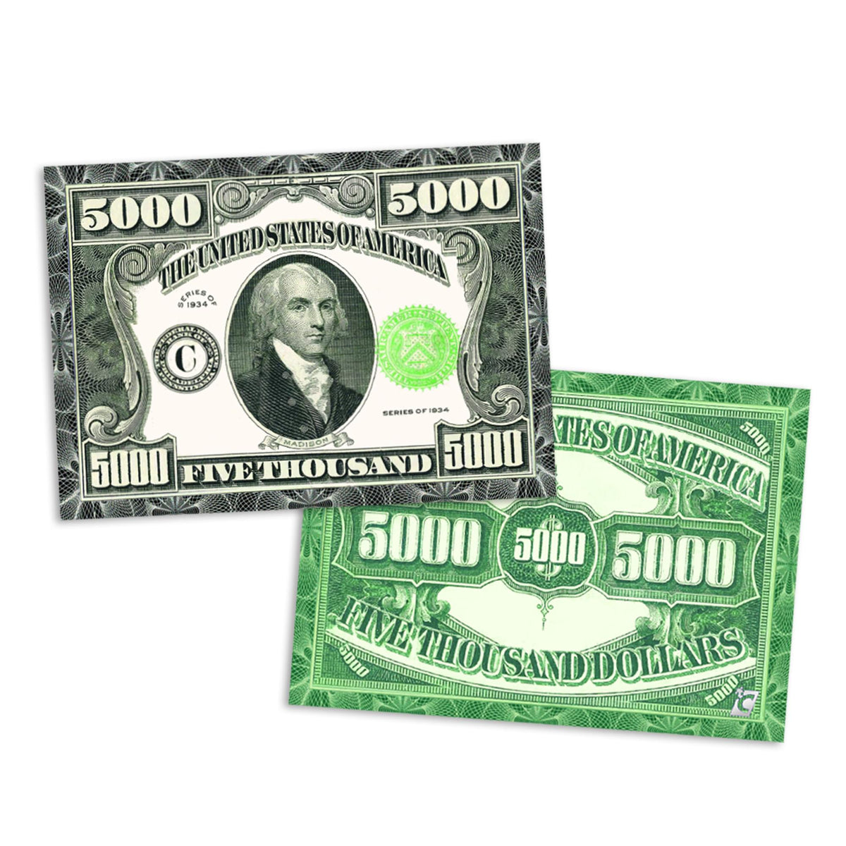 FREE GIFT | Free Gift: Currency 1934 Federal Reserve Double-Sided Holofoil Banknote Trading Card